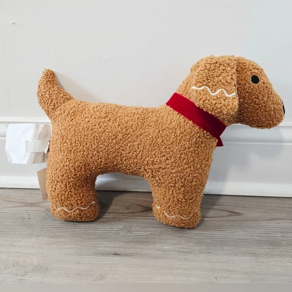 Target Bullseye Playground Christmas 2025 Gingerbread Dog Throw Pillow - Picture 4 of 5